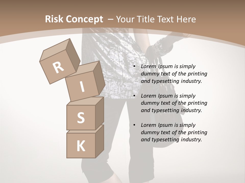 Female Catalog Young PowerPoint Template