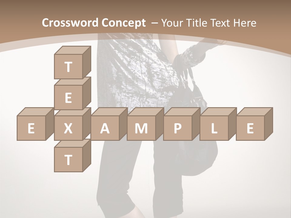 Female Catalog Young PowerPoint Template