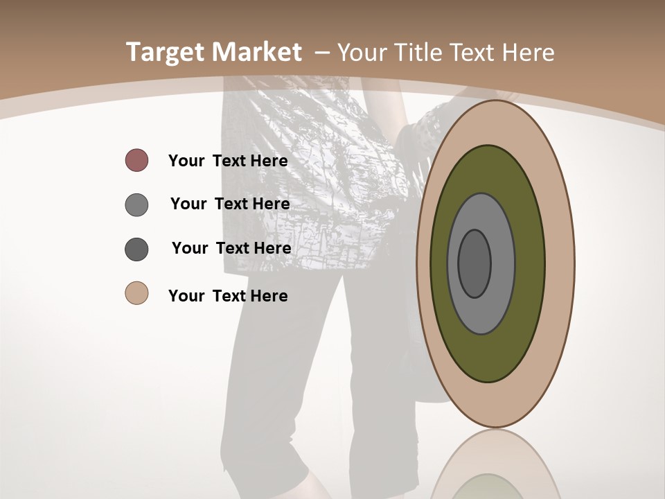 Female Catalog Young PowerPoint Template