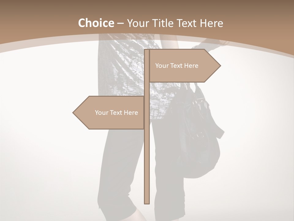 Female Catalog Young PowerPoint Template