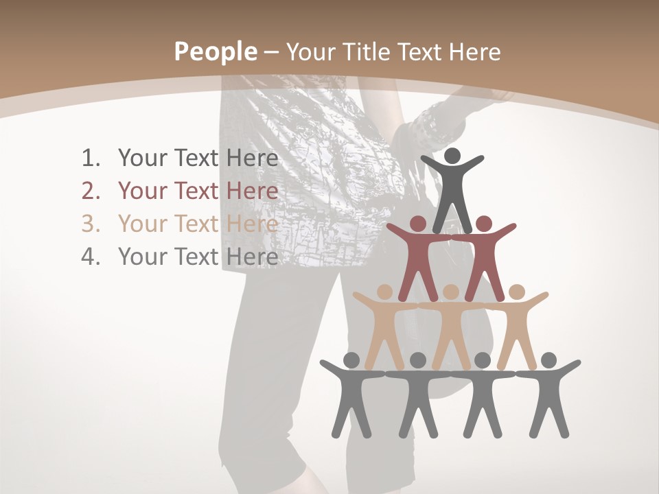 Female Catalog Young PowerPoint Template