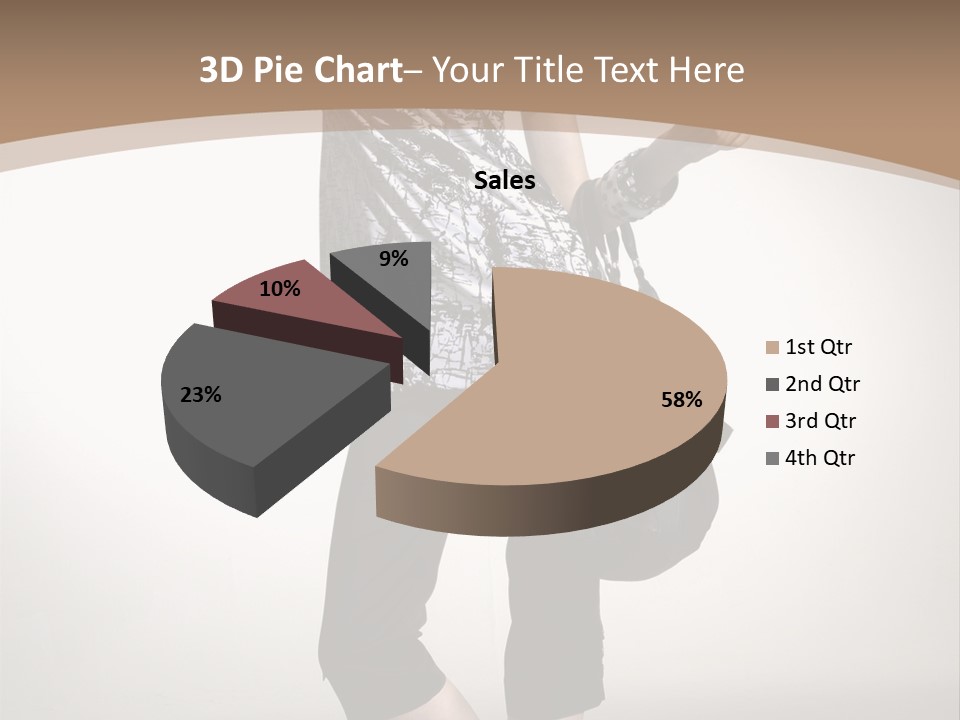 Female Catalog Young PowerPoint Template
