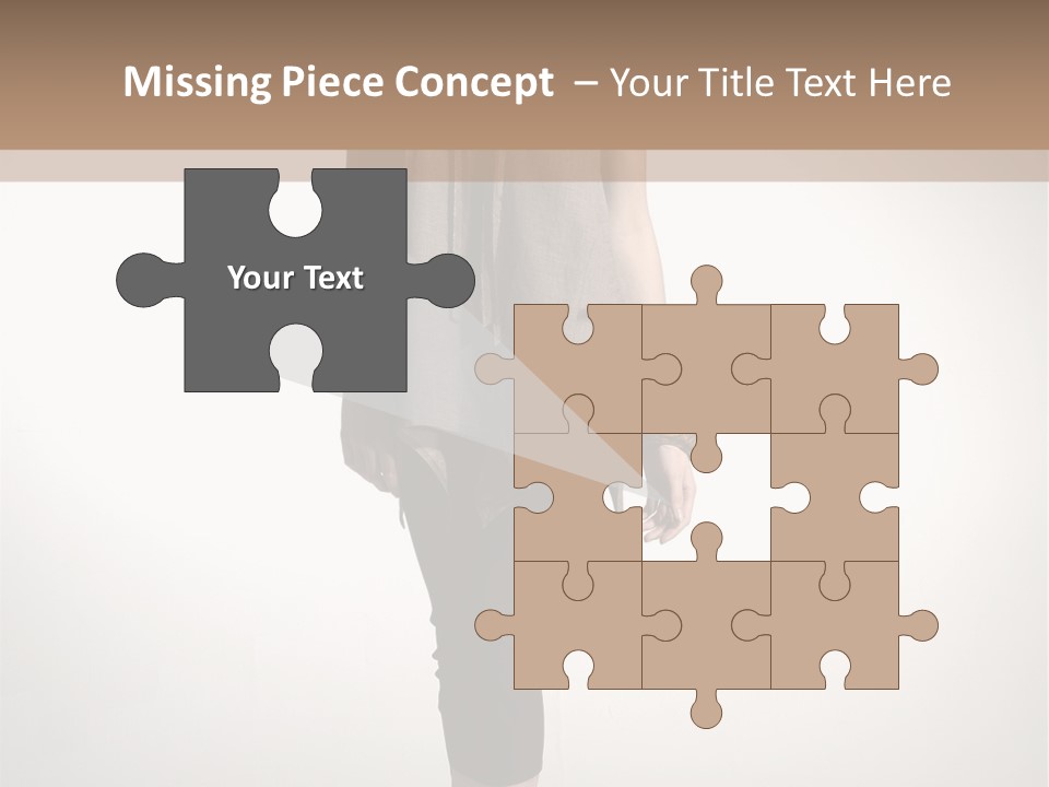 Adult Head Light PowerPoint Template