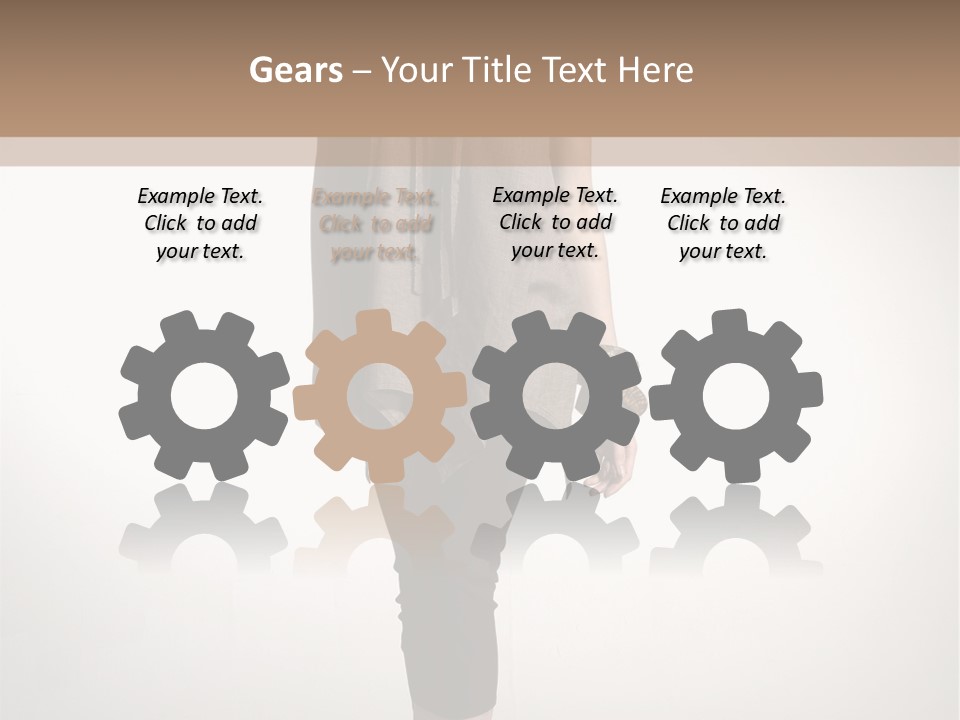 Adult Head Light PowerPoint Template