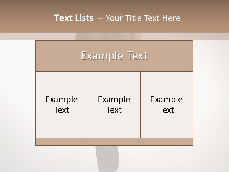 Adult Head Light PowerPoint Template