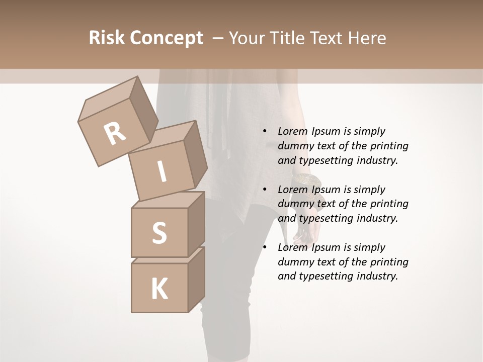 Adult Head Light PowerPoint Template