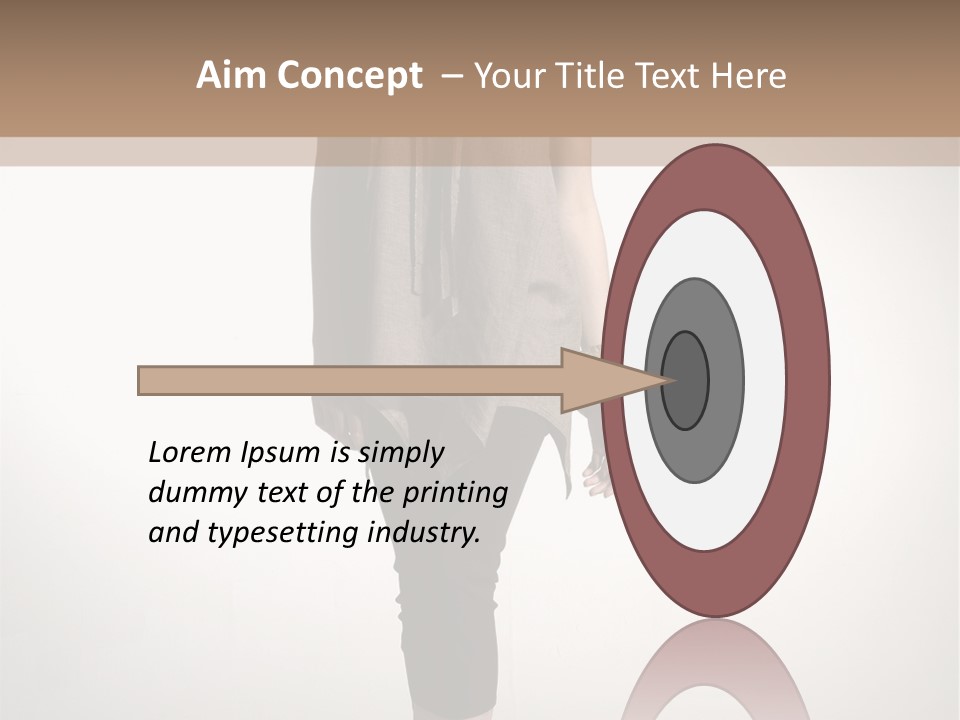 Adult Head Light PowerPoint Template