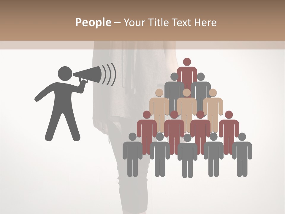 Adult Head Light PowerPoint Template