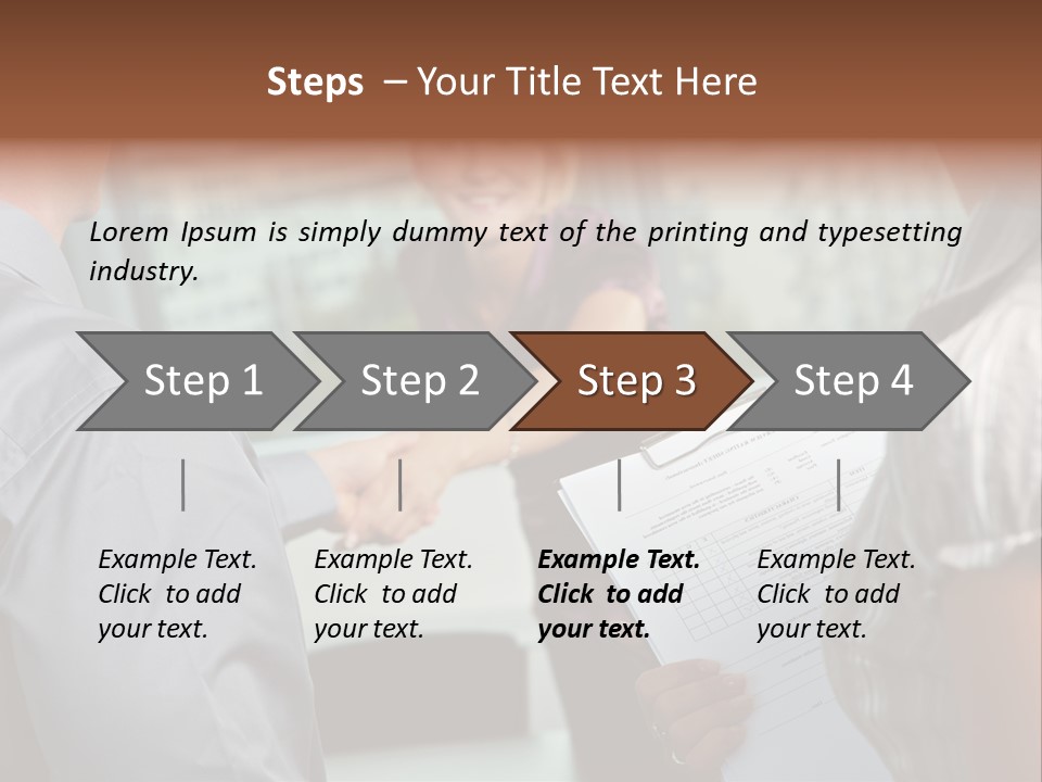 Happy Professional Office PowerPoint Template