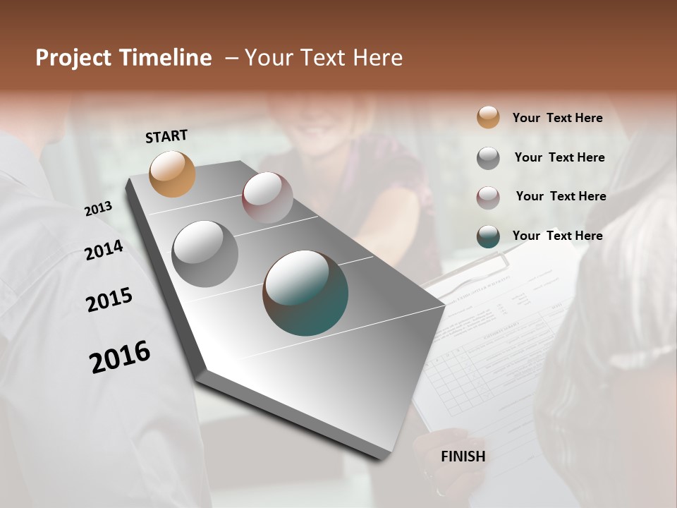 Happy Professional Office PowerPoint Template