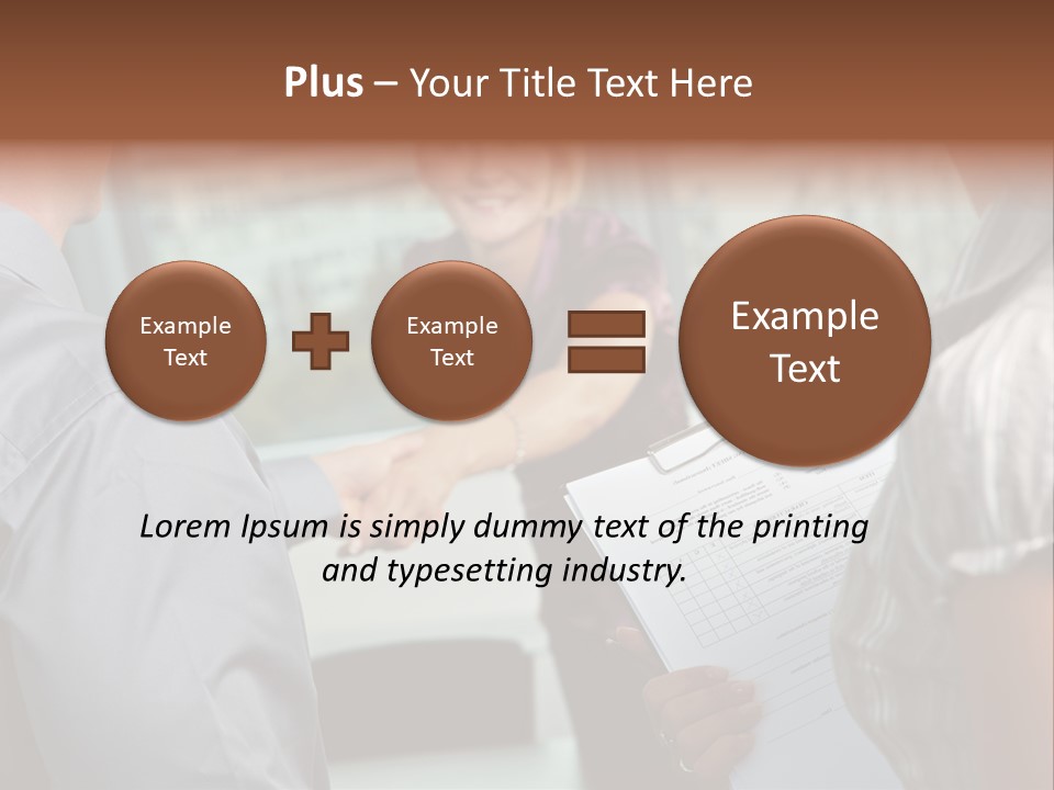 Happy Professional Office PowerPoint Template