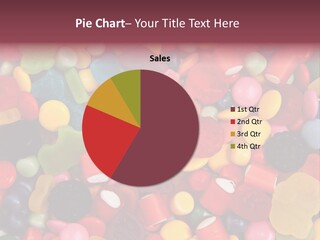 Confectionery Jelly Drops PowerPoint Template