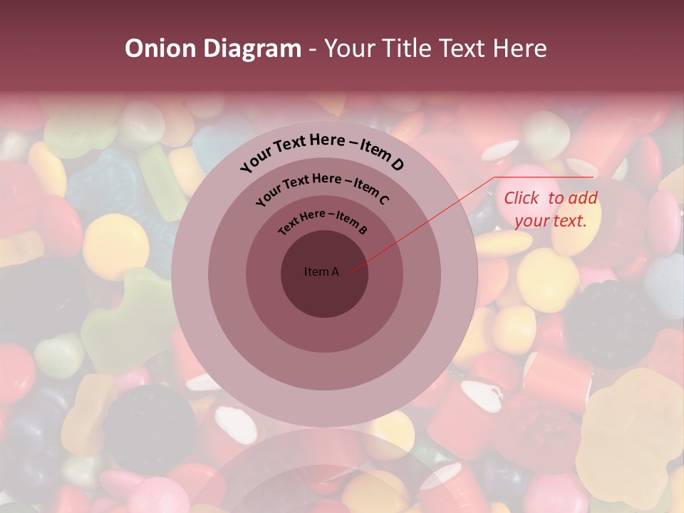 Confectionery Jelly Drops PowerPoint Template