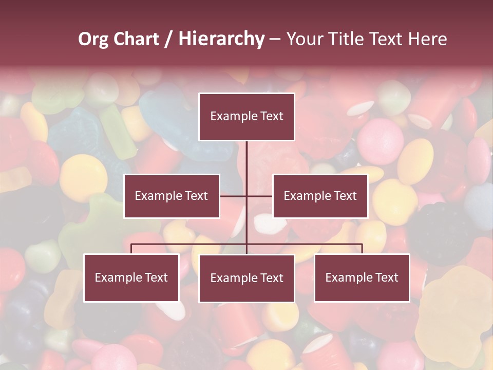Confectionery Jelly Drops PowerPoint Template