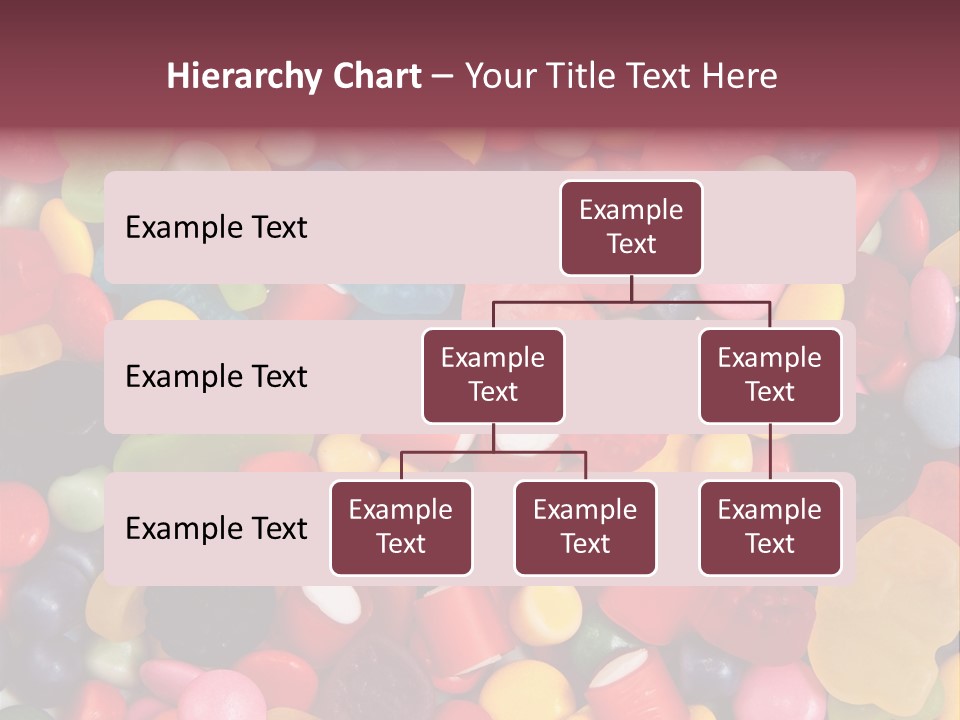 Confectionery Jelly Drops PowerPoint Template