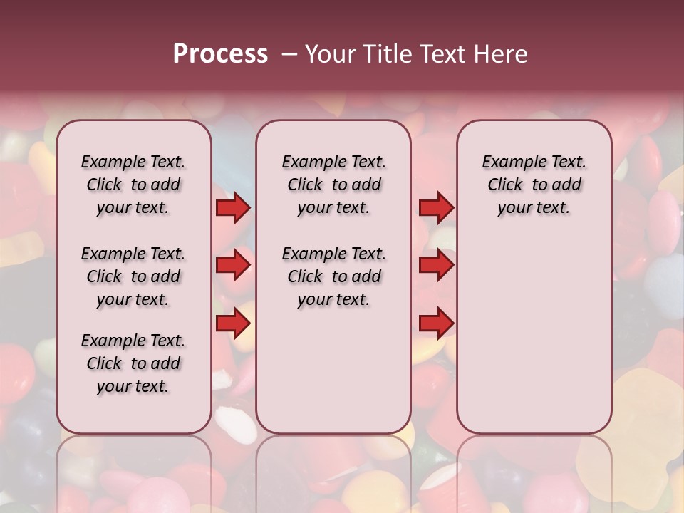 Confectionery Jelly Drops PowerPoint Template