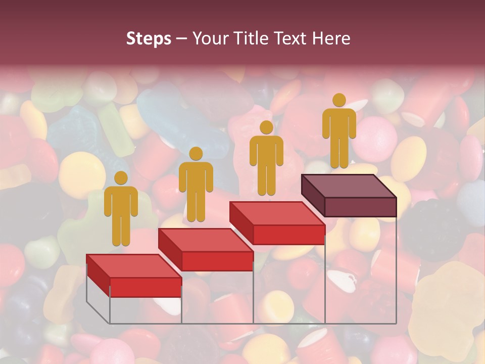 Confectionery Jelly Drops PowerPoint Template