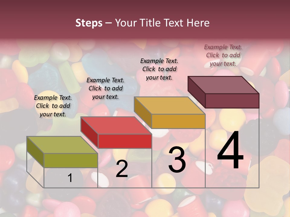 Confectionery Jelly Drops PowerPoint Template