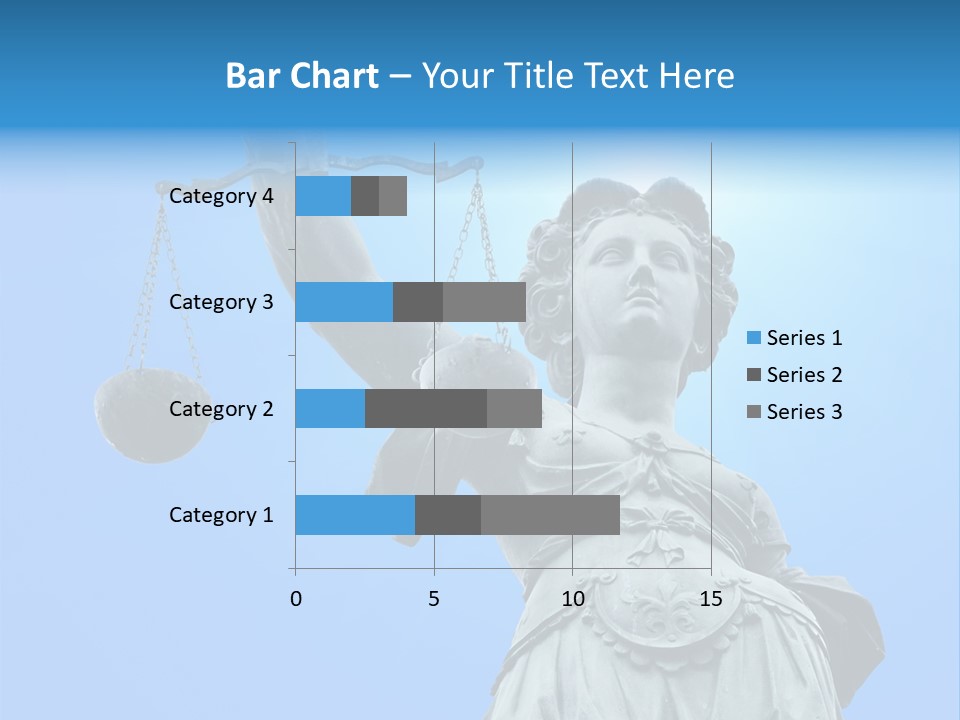 Tribunal Blindfold Cloud PowerPoint Template