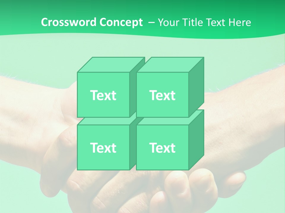 Office Closeup Sales PowerPoint Template