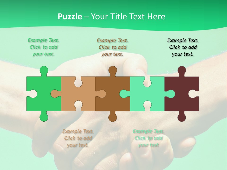 Office Closeup Sales PowerPoint Template