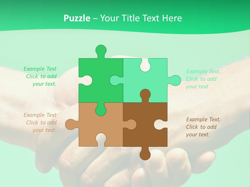 Office Closeup Sales PowerPoint Template