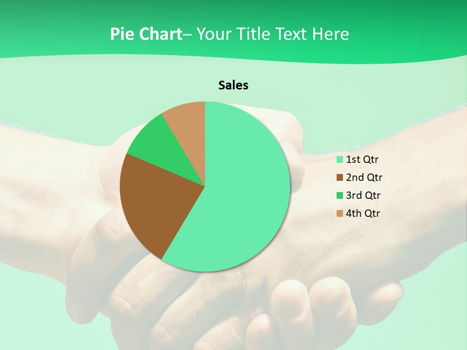 Office Closeup Sales PowerPoint Template