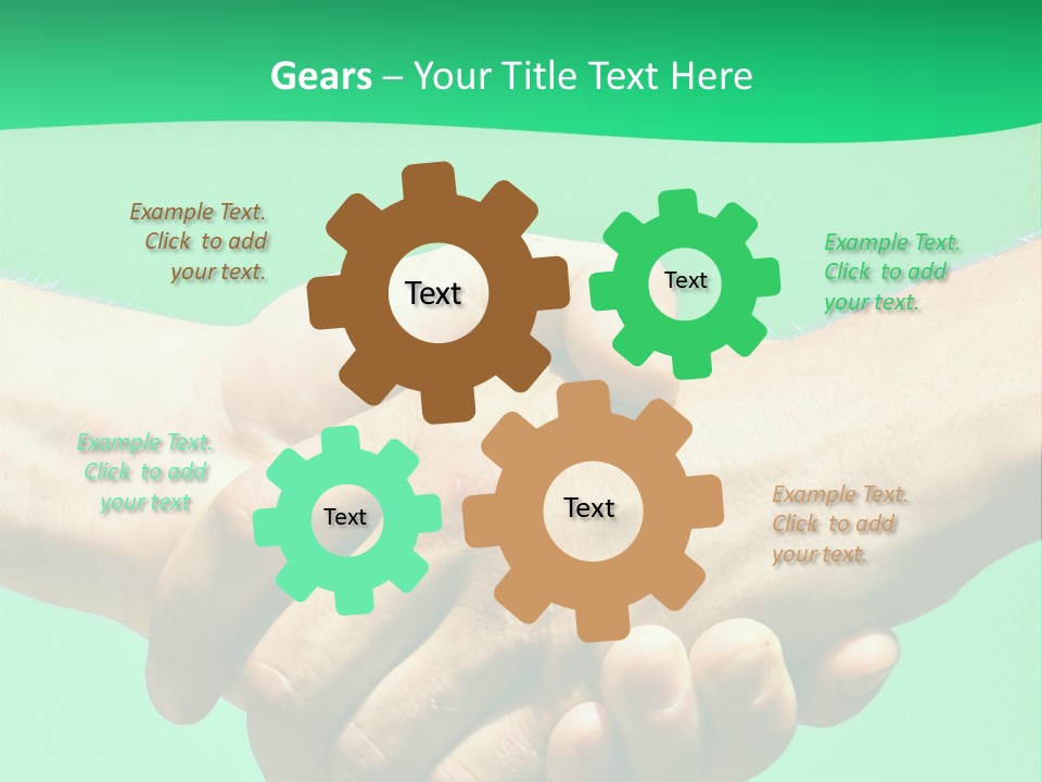 Office Closeup Sales PowerPoint Template