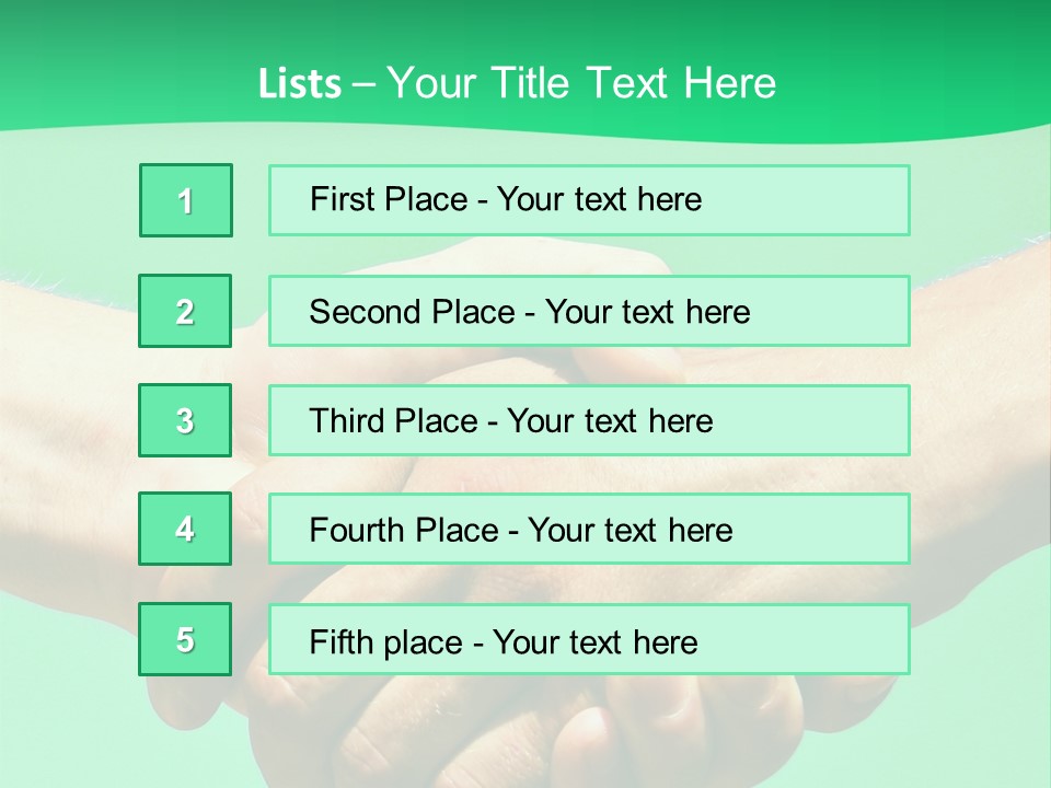 Office Closeup Sales PowerPoint Template