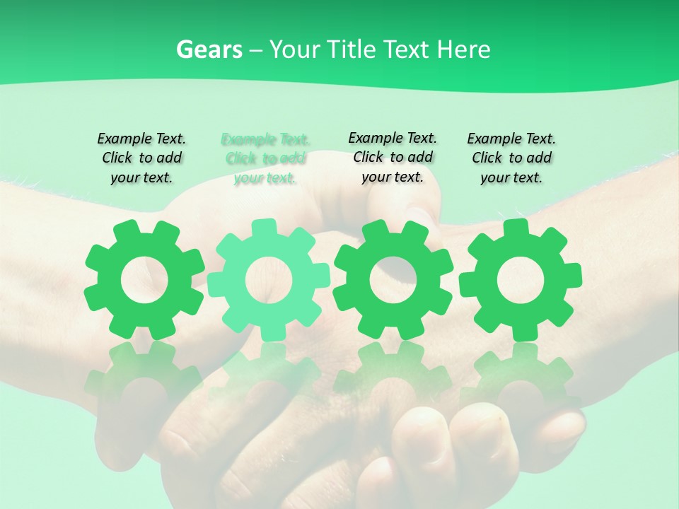 Office Closeup Sales PowerPoint Template