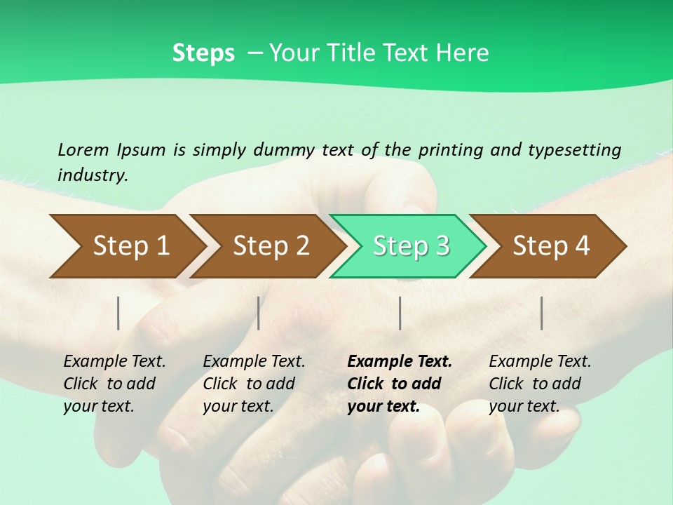 Office Closeup Sales PowerPoint Template