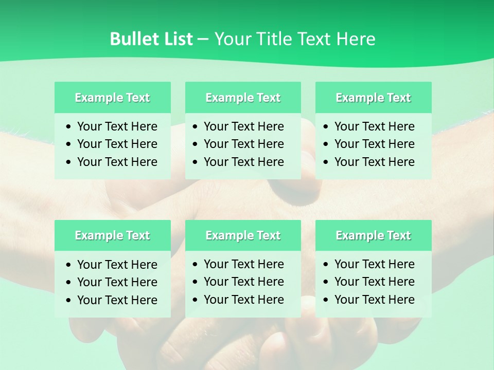 Office Closeup Sales PowerPoint Template