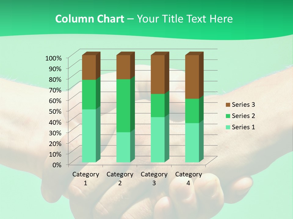 Office Closeup Sales PowerPoint Template