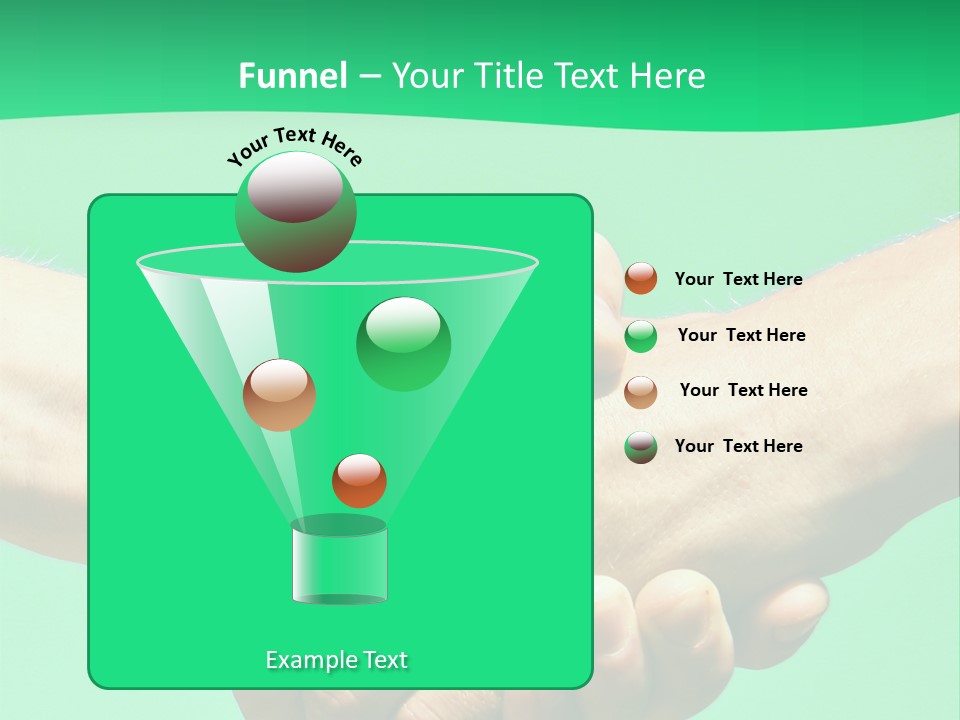 Office Closeup Sales PowerPoint Template