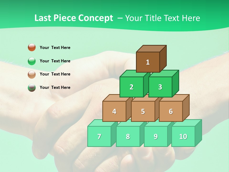 Office Closeup Sales PowerPoint Template