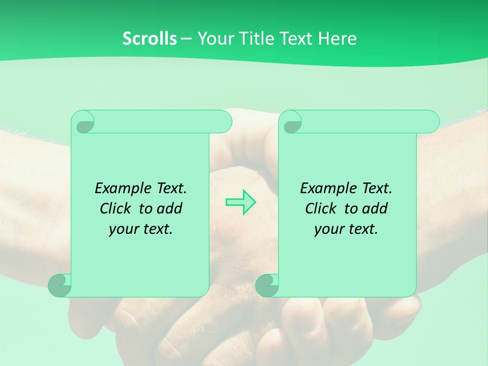 Office Closeup Sales PowerPoint Template