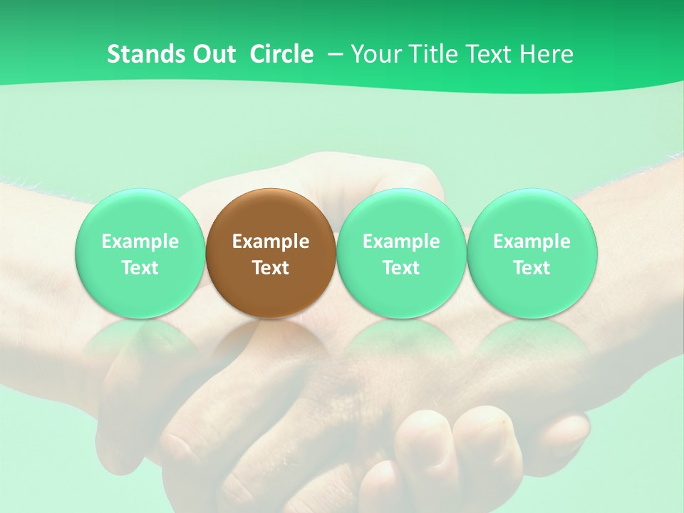 Office Closeup Sales PowerPoint Template