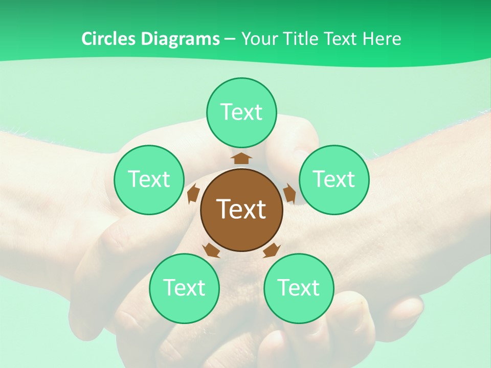 Office Closeup Sales PowerPoint Template