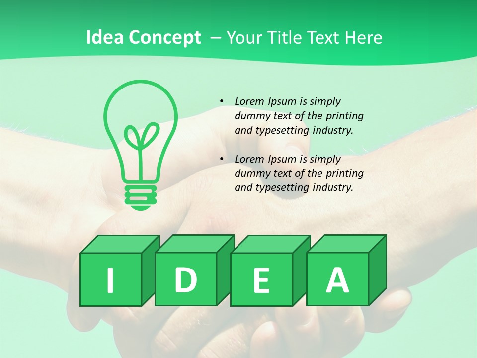 Office Closeup Sales PowerPoint Template