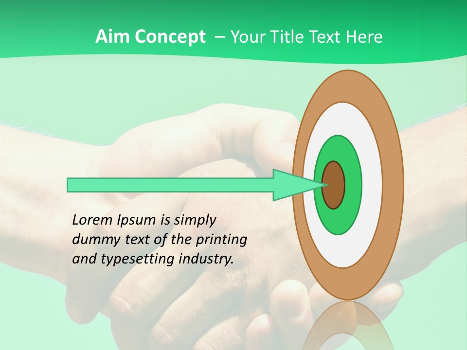 Office Closeup Sales PowerPoint Template