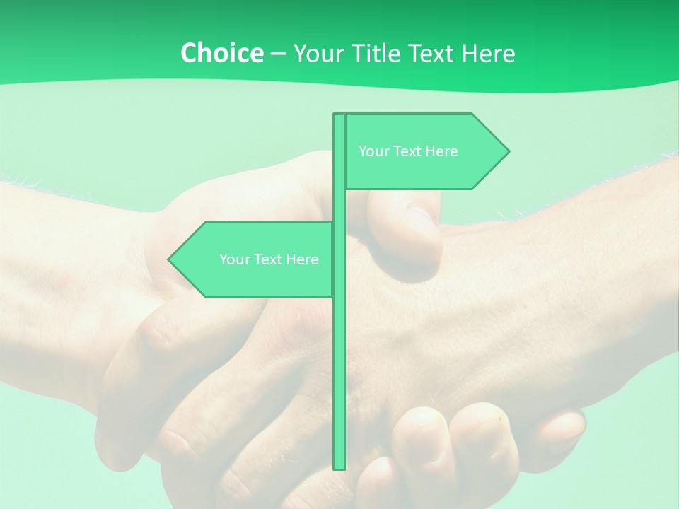 Office Closeup Sales PowerPoint Template