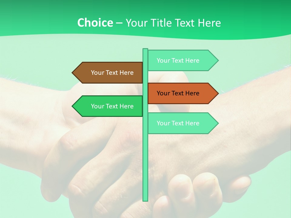 Office Closeup Sales PowerPoint Template