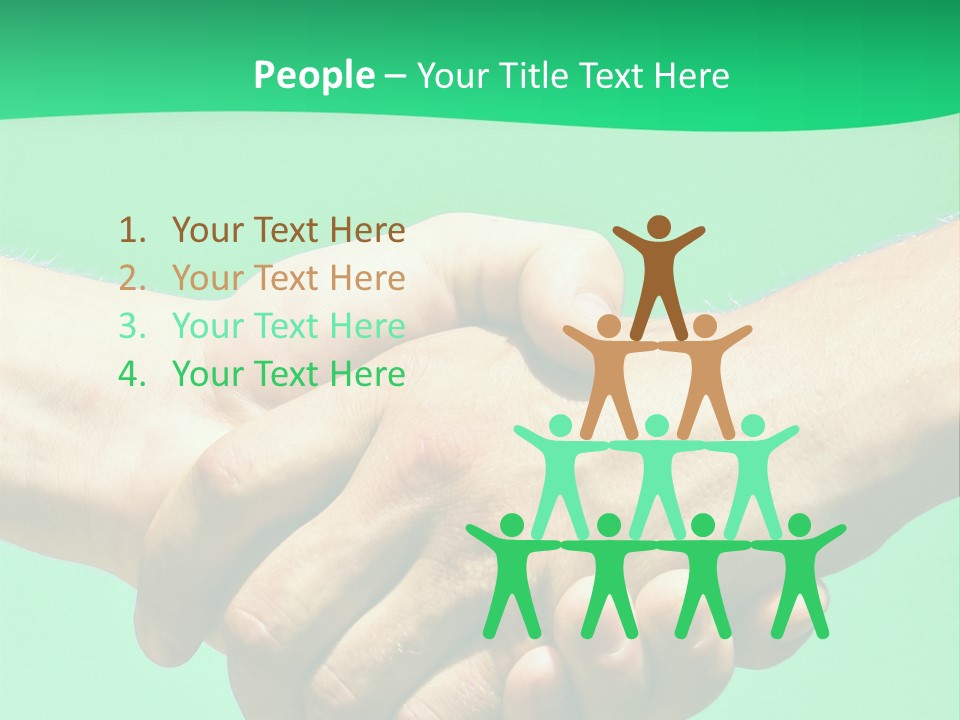 Office Closeup Sales PowerPoint Template