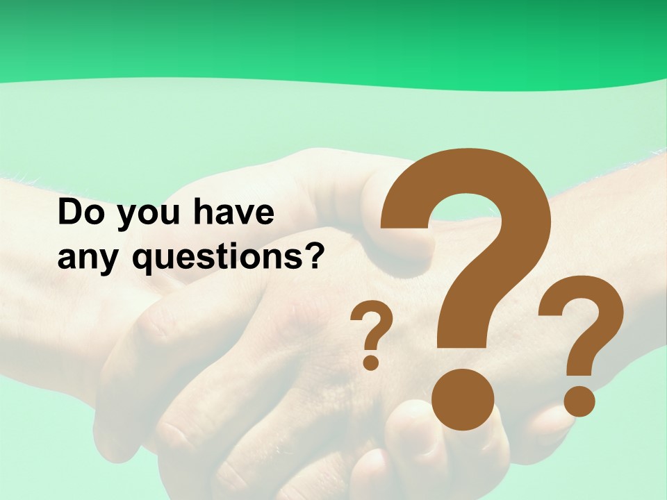 Office Closeup Sales PowerPoint Template