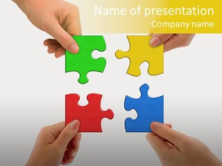 Strategy Group Multicolored PowerPoint Template