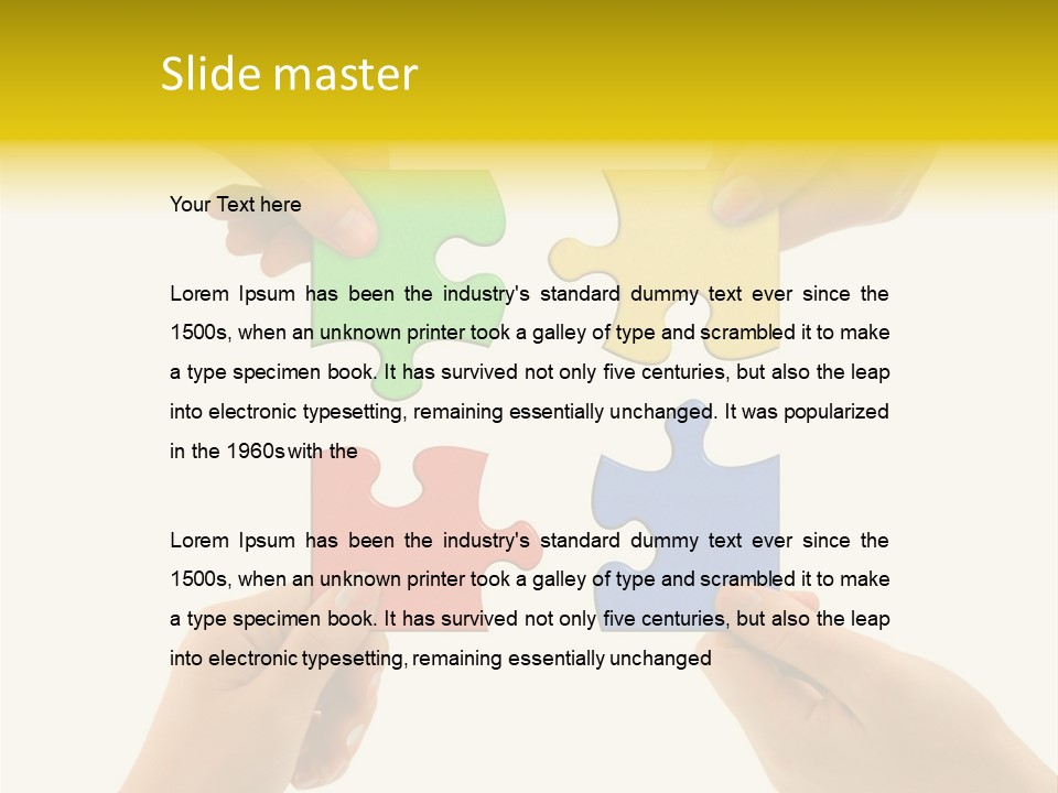 Strategy Group Multicolored PowerPoint Template