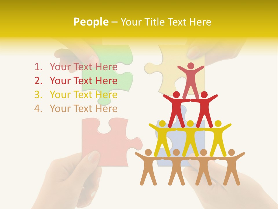 Strategy Group Multicolored PowerPoint Template