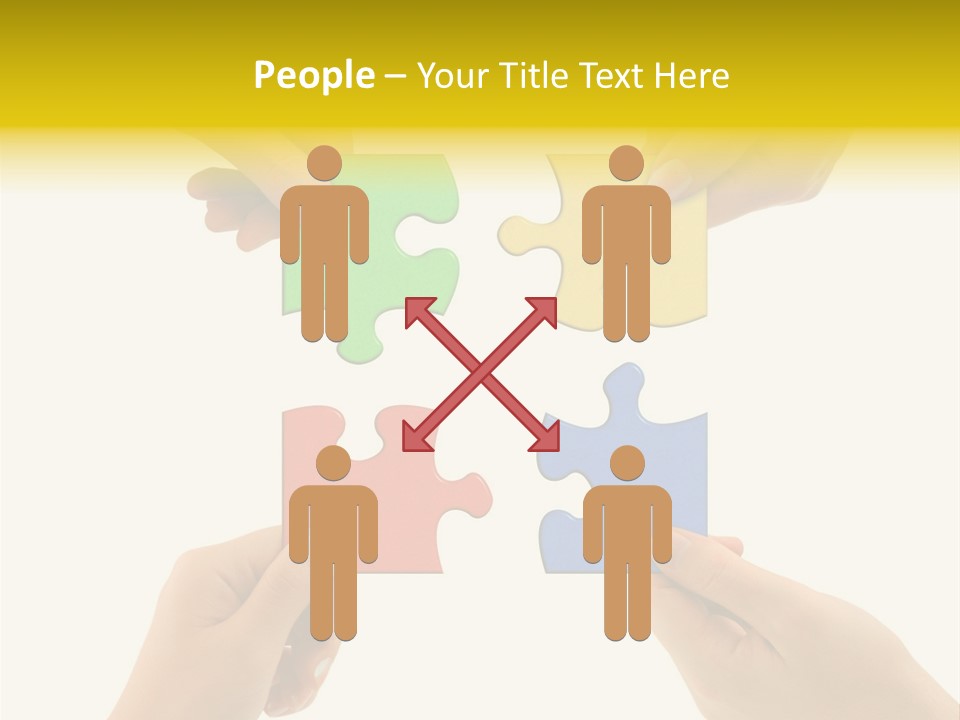 Strategy Group Multicolored PowerPoint Template