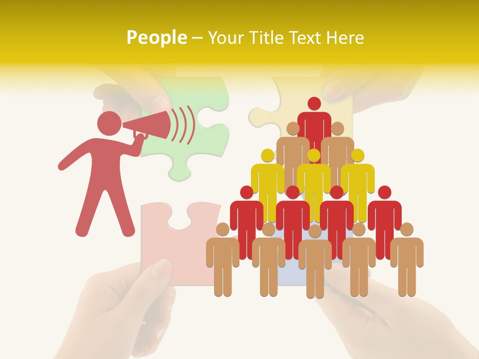 Strategy Group Multicolored PowerPoint Template