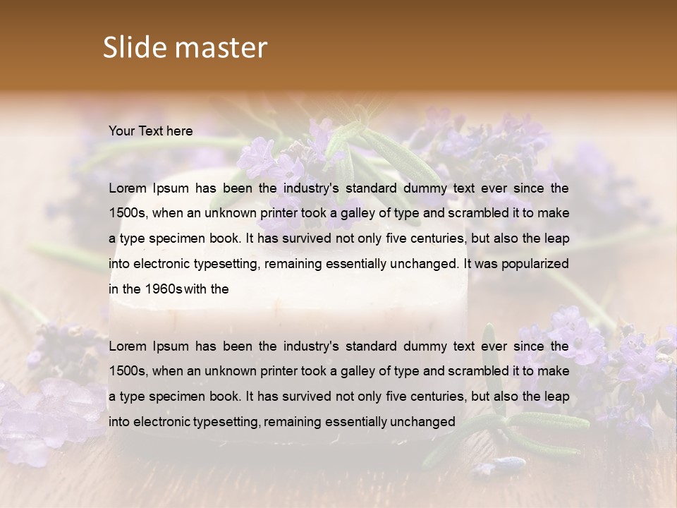 Bar Scented Natural PowerPoint Template